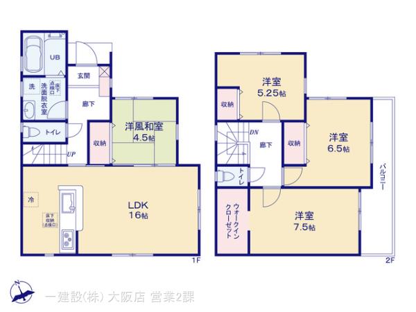 リーブルガーデン堺市南区庭代台３期の見取り図