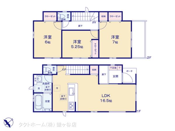 グラファーレ4241船橋市松が丘４８期１棟の見取り図