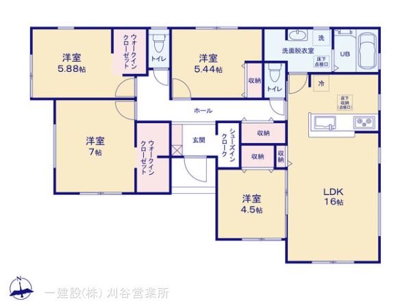 リーブルガーデン吉良町富好新田の見取り図