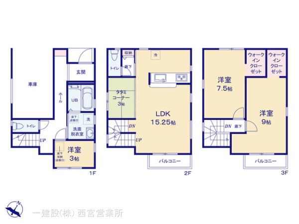 リーブルガーデン堺市中区東八田２期の見取り図