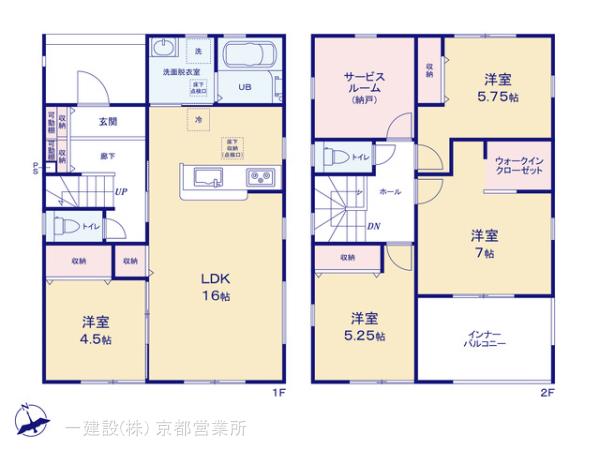 リーブルガーデン亀岡市安町の見取り図