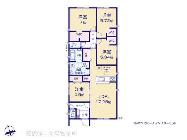 リーブルガーデン豊川第６４御津町の見取り図