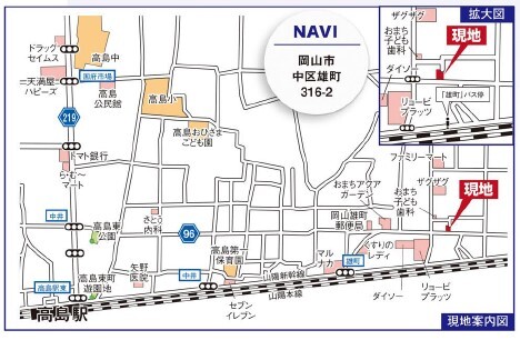 グラファーレ4160岡山市雄町４期３棟の見取り図