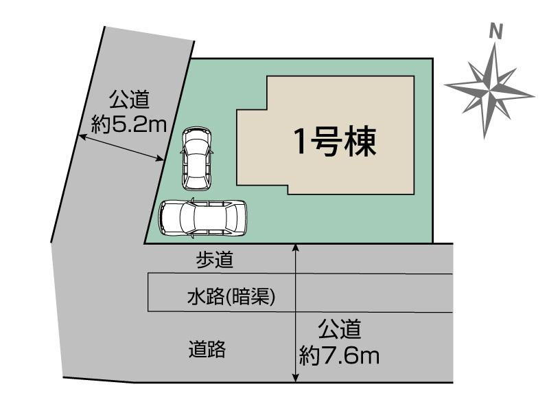 川崎市宮前区東有馬5丁目1棟 区画図