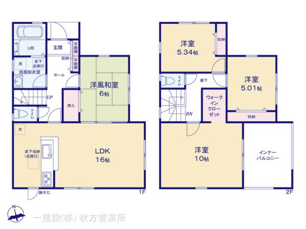 リーブルガーデン斑鳩町龍田西４期の見取り図