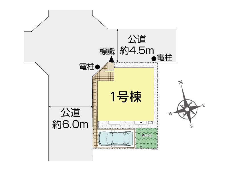 ブルーミングガーデン船橋市芝山１丁目１棟の見取り図