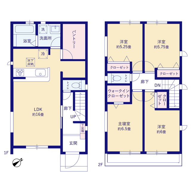 グラファーレ豊田市本町２棟の見取り図