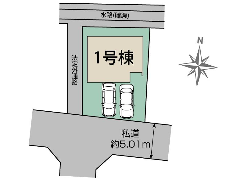 西東京市谷戸町1丁目1棟 区画図