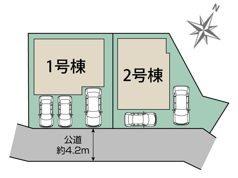 相模原市緑区東橋本3丁目2棟 区画図