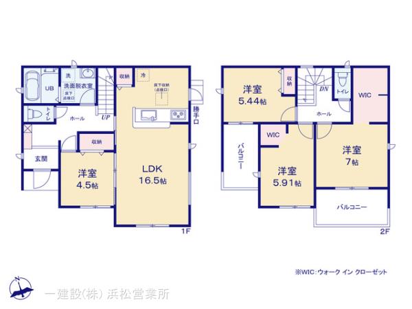 リーブルガーデン中央区高塚町の見取り図