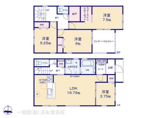 リーブルガーデン豊橋佐藤２丁目の見取り図