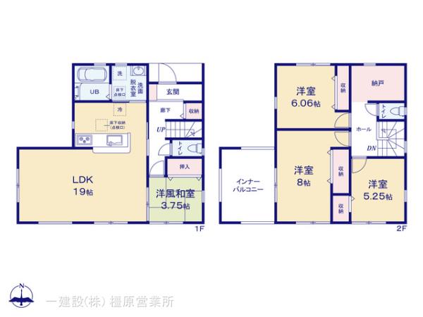 リーブルガーデン桜井市粟殿１１期の見取り図