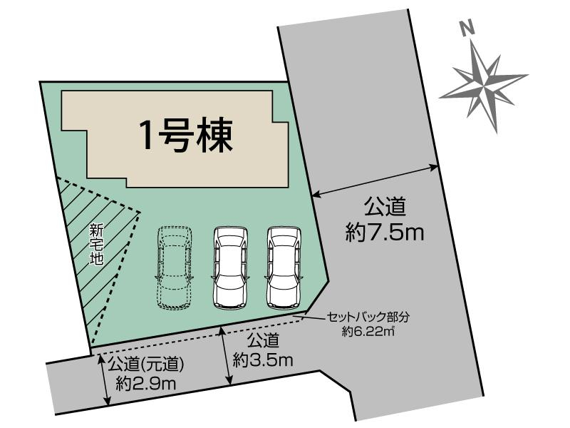 ブルーミングガーデン江南市慈光堂町北１棟の見取り図