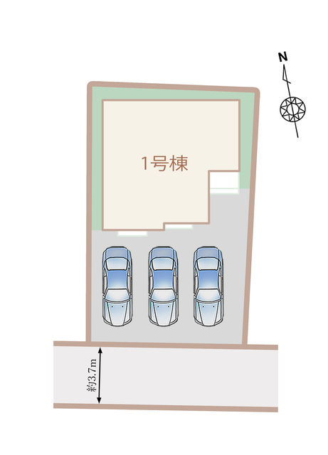 ハートフルタウン(春)岩倉市鈴井町2期の外観②