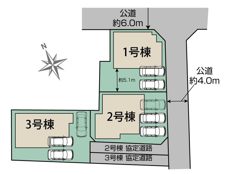 ブルーミングガーデン江南市高屋町後山３棟の見取り図