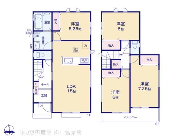 ハートフルタウン下吾川4期の見取り図