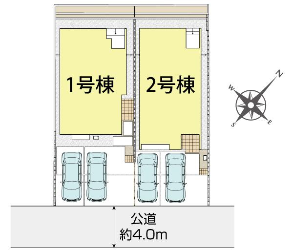 千葉市花見川区柏井4丁目2棟 区画図