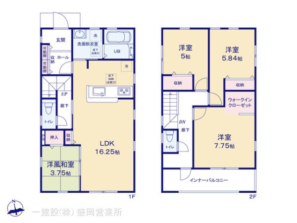 リーブルガーデン大新町第2の見取り図