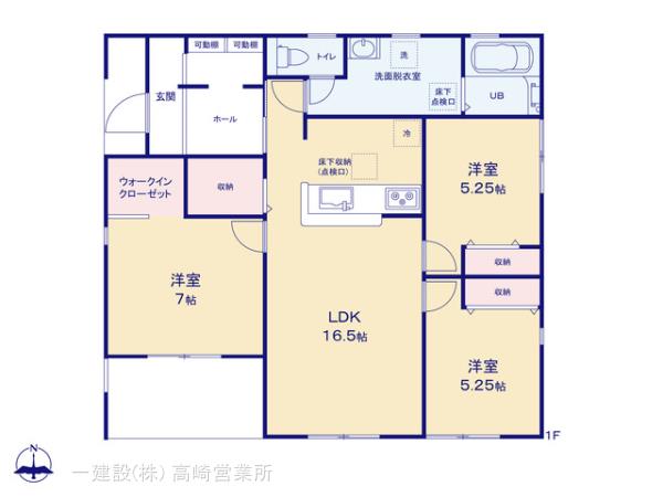 リーブルガーデン藤岡岡之郷第４の見取り図