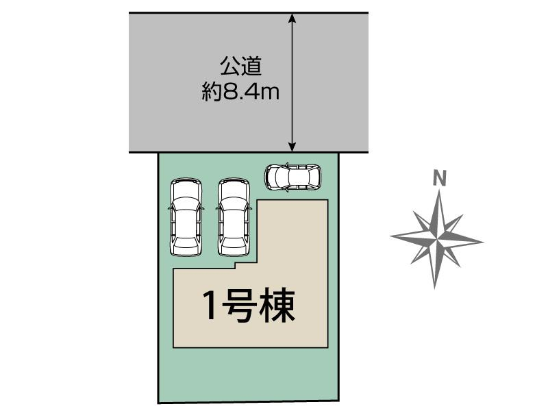 ブルーミングガーデン島田市旭３丁目１棟の見取り図