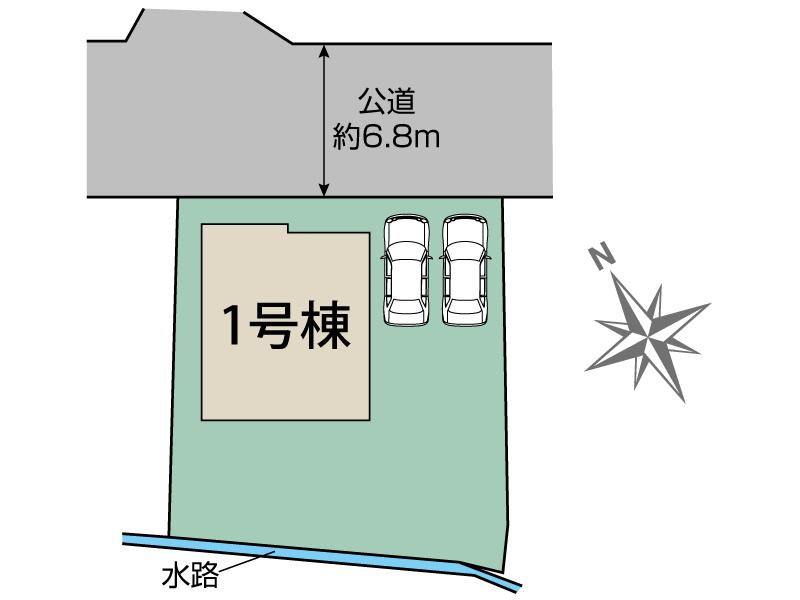 仙台市太白区金剛沢2丁目1棟 区画図