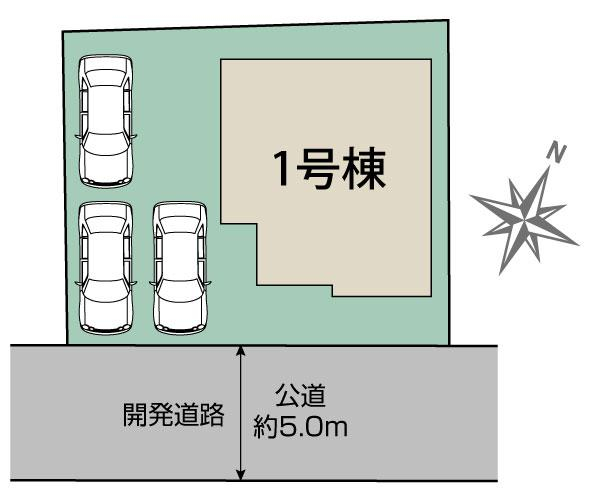 甲斐市西八幡2期1棟 区画図