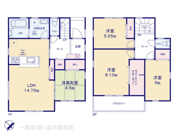 リーブルガーデン蓮田市御前橋第３の見取り図