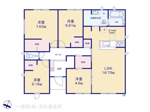 リーブルガーデン豊橋下五井町２期の見取り図