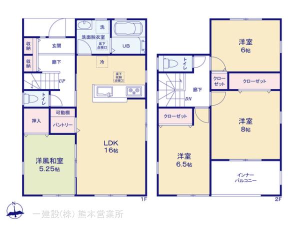 リーブルガーデン中央区出水第八の見取り図