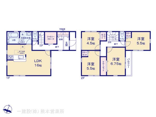 リーブルガーデン北区弓削５丁目の見取り図