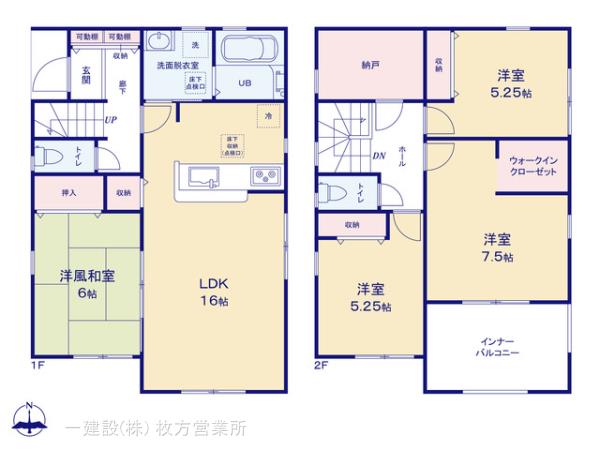 リーブルガーデン桜井市東新堂４期の見取り図