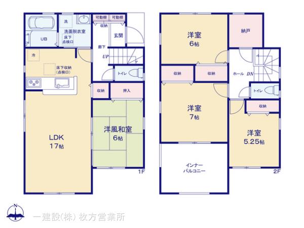 リーブルガーデン桜井市東新堂４期の見取り図