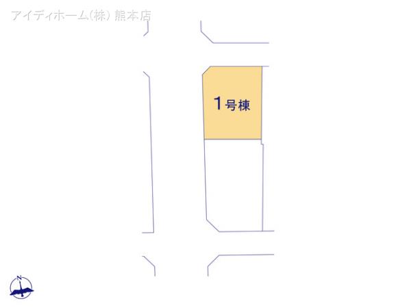 リナージュ熊本市東区水源２３－１期の見取り図