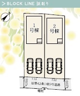 リナージュ熊本北区麻生田４丁目２４－１期の見取り図