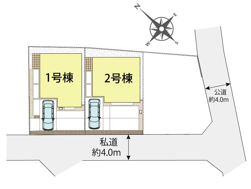 府中市押立町4丁目2棟 区画図