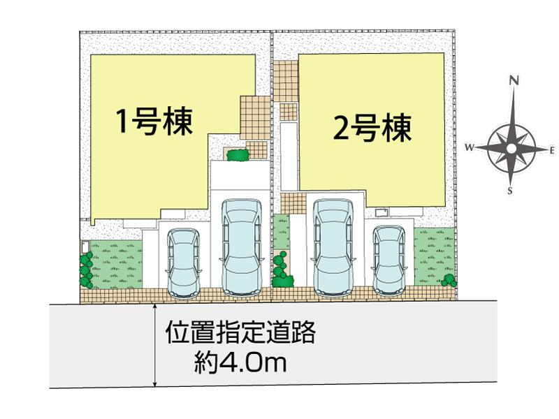 西東京市住吉町2丁目2棟 区画図