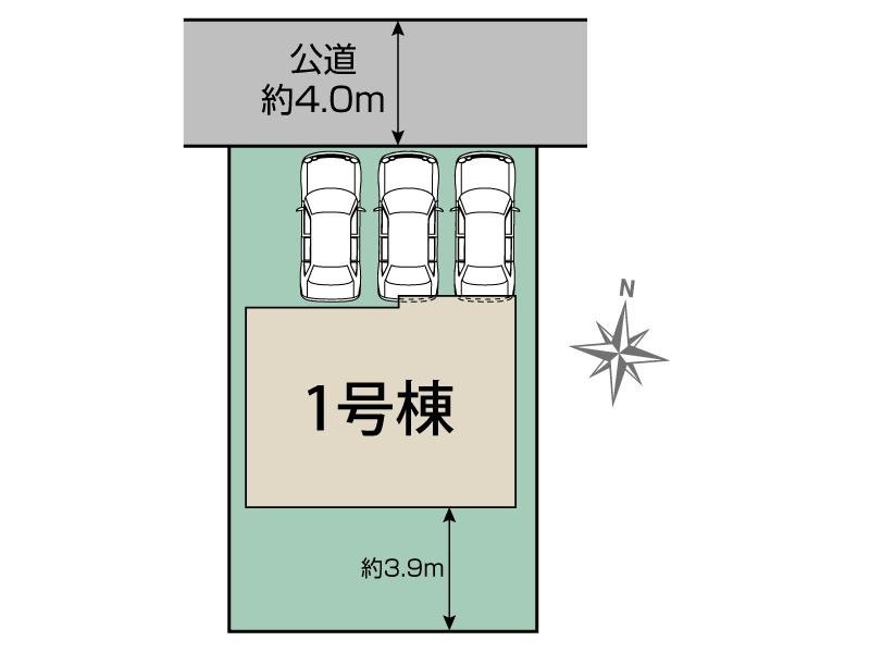 ブルーミングガーデン江南市村久野町平野１棟の見取り図