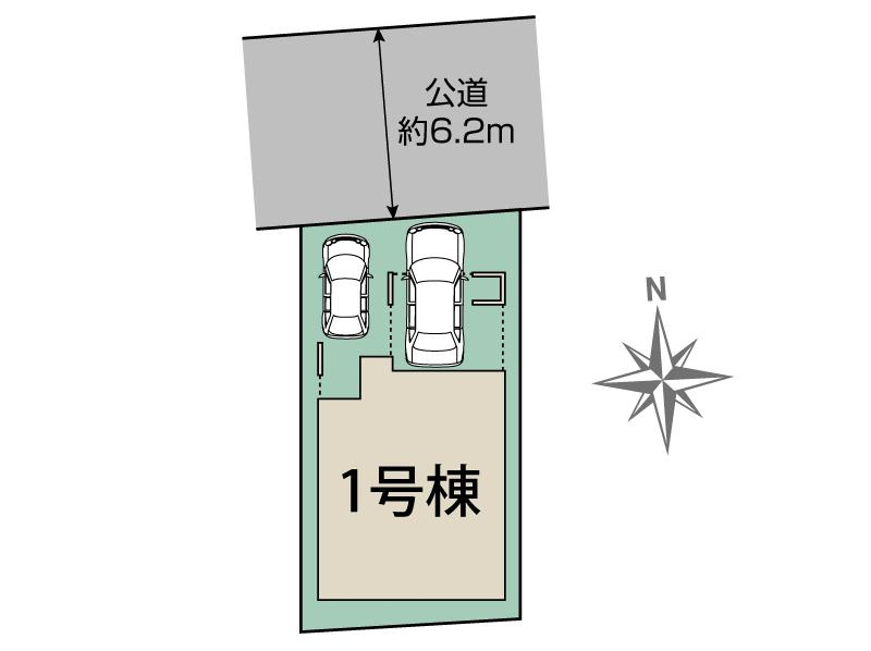 木津川市木津南後背3期1棟 区画図