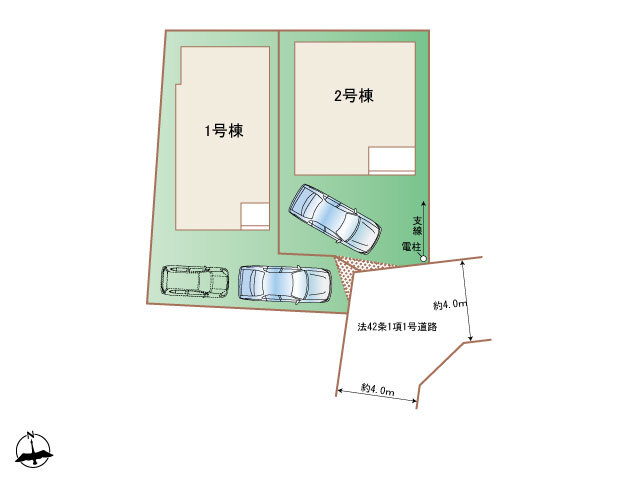 ハートフルタウン三芳町藤久保4期の見取り図