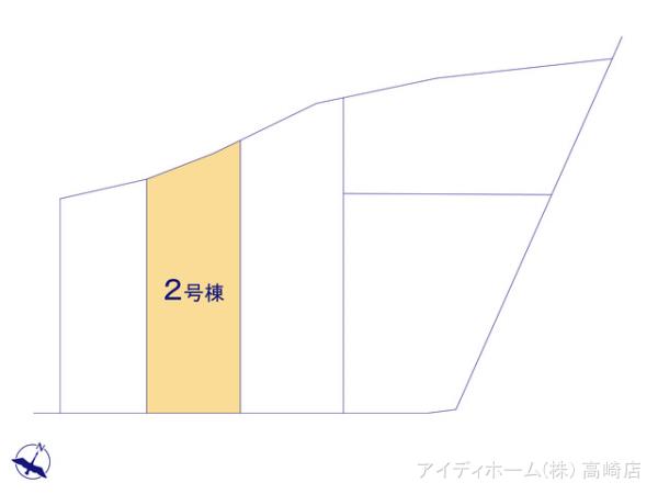 リナージュ高崎市剣崎町２３－１期の見取り図