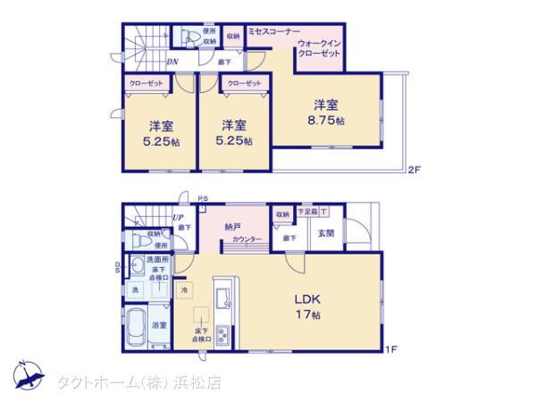 グラファーレ4253浜松市米津町４期１棟の見取り図