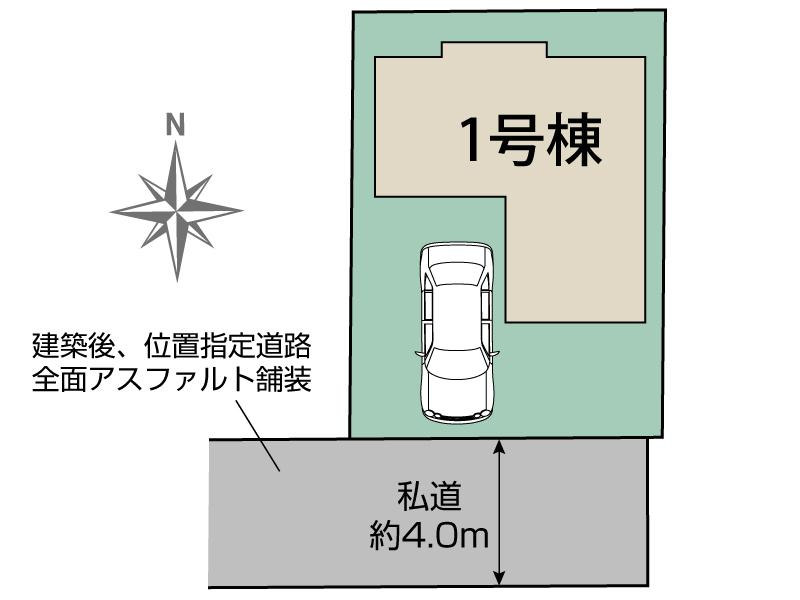 小平市仲町1棟 区画図