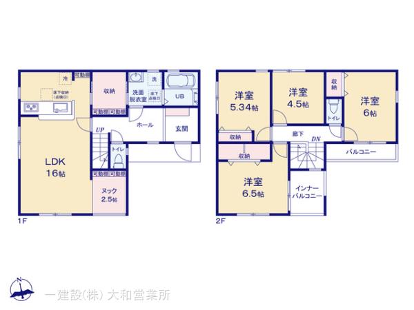 リーブルガーデン緑区東橋本４丁目の見取り図