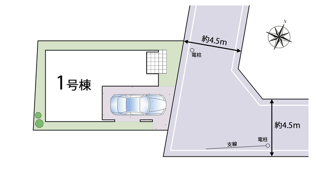 京成線「堀切菖蒲園」駅　徒歩13分、京成押上線「四ツ木」駅　徒歩18分の場所に1邸が誕生いたします！！