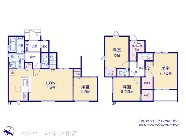 グラファーレ4246堺市東山１棟の見取り図