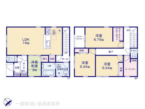 リーブルガーデン東区向陽第３の見取り図