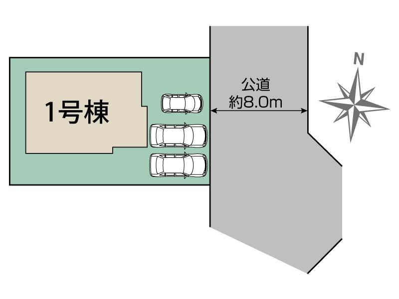 町田市成瀬台4丁目1棟 区画図