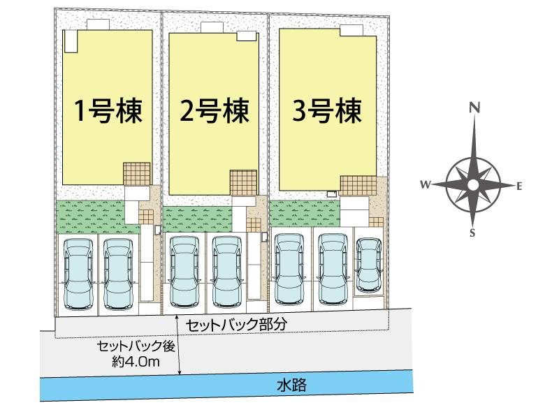 ブルーミングガーデン岡山市東区西大寺上２丁目３棟の見取り図