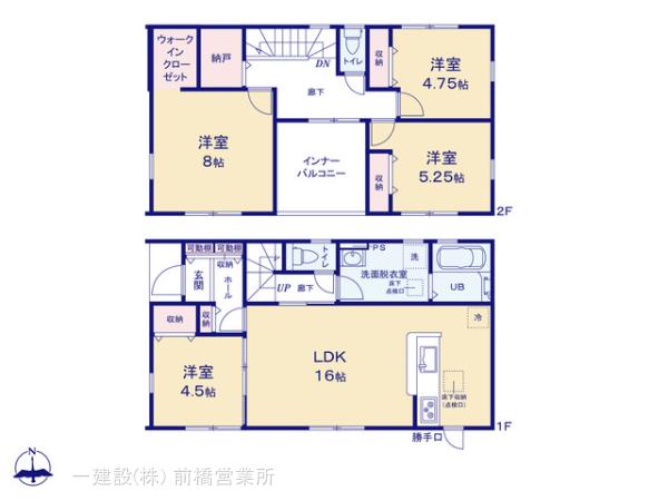 リーブルガーデン沼田市高橋場の見取り図