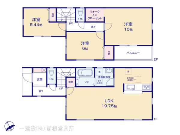 リーブルガーデン草津市第１矢橋町の見取り図